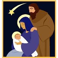 Nativity Scene Figures-Jesus, Mary, Joseph 